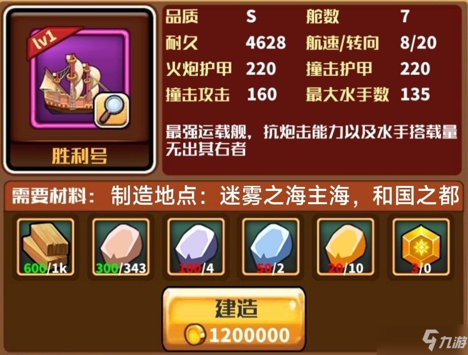 小小航海士舰船护甲/数据解析（舰船如何加强护甲）
