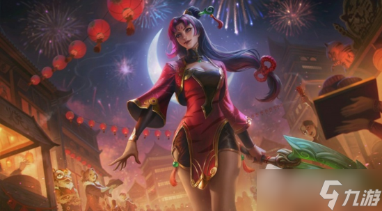 英雄联盟皎月虎年限定原画展示