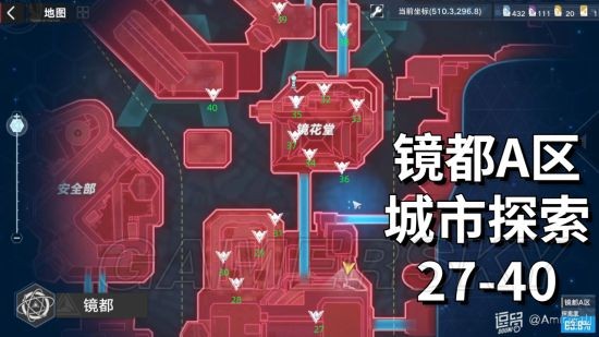 幻塔镜都主城A区探索领跑攻略 27-40