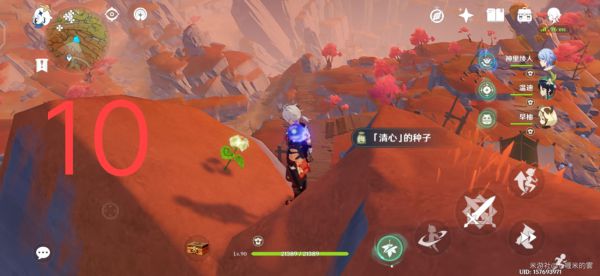 原神层岩巨渊地区清心采集路线