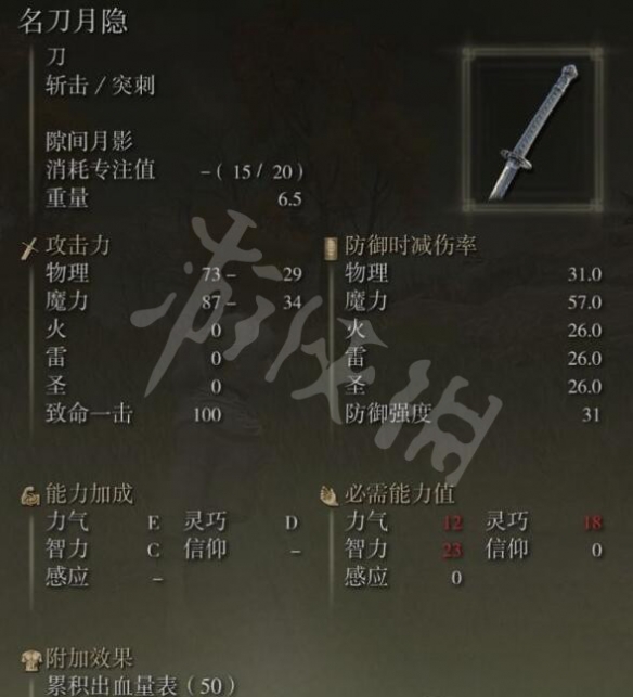 艾尔登法环铁陨石刀和名月刀隐获取路线 铁陨石刀怎么拿？