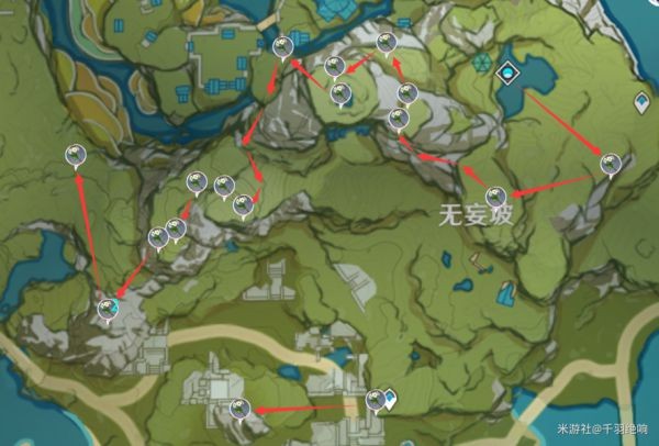 原神2.6版清心快速收集线路