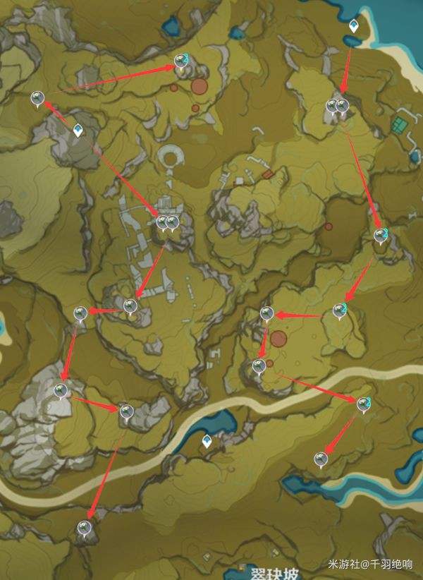 原神2.6版清心快速收集线路