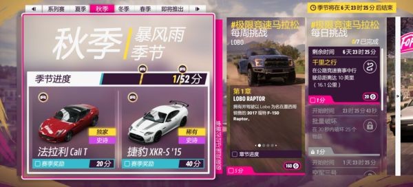 极限竞速地平线55月5日S7秋季赛攻略