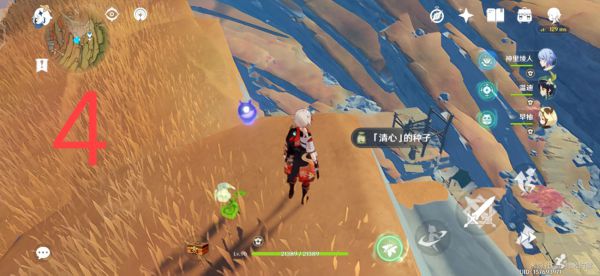 原神层岩巨渊地区清心采集路线