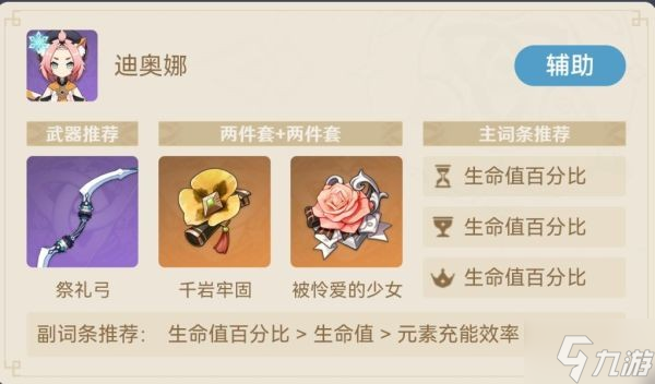 原神神里绫华平民阵容推荐