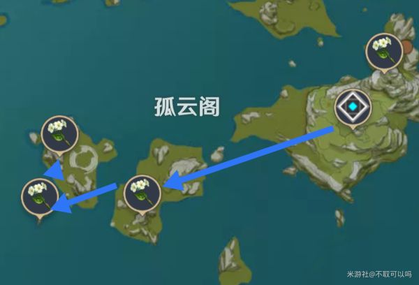 原神2.6版清心采集路线分享
