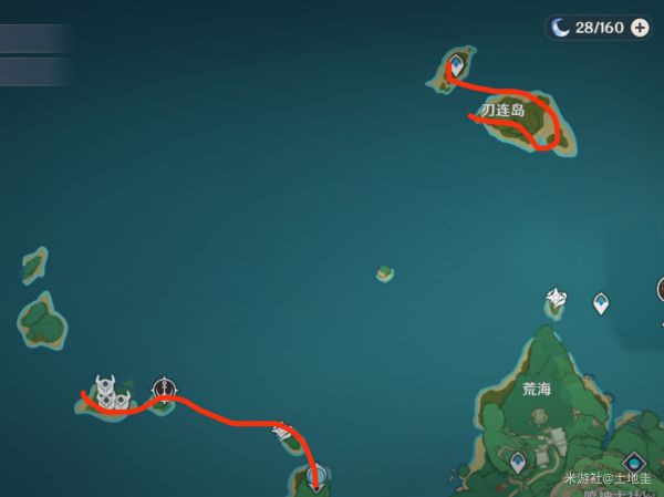 原神2.6版刷刀镡路线分享