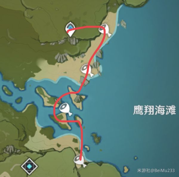原神2.6版螃蟹捕捉点位分享