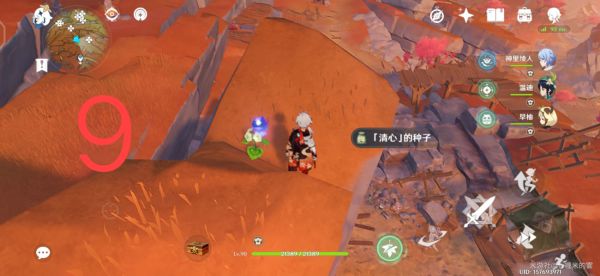 原神层岩巨渊地区清心采集路线
