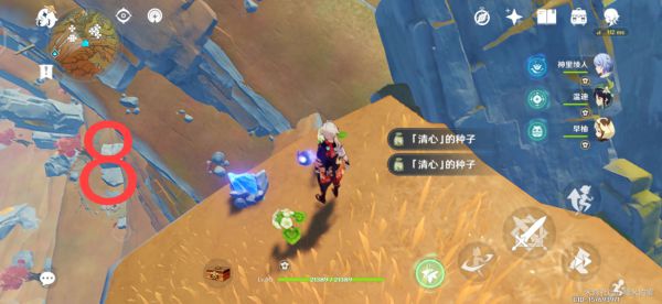 原神层岩巨渊地区清心采集路线