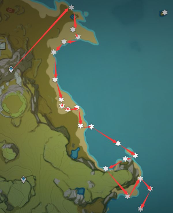 原神2.6版星螺收集路线推荐