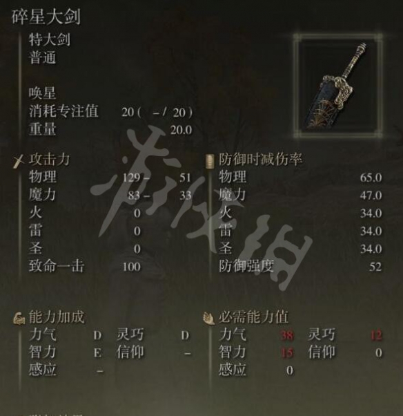 艾尔登法环碎星大剑怎么获得？碎星大剑位置分享