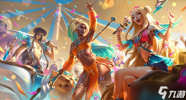 《LOL》海之歌皮肤游戏建模展示 战场BOSS虚空女皇