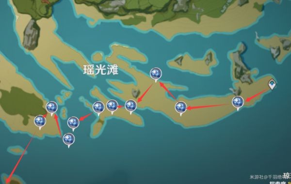 原神星螺刷新点位标注 星螺怎么获得
