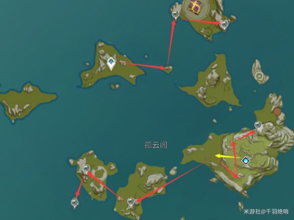 原神2.6版清心快速收集线路