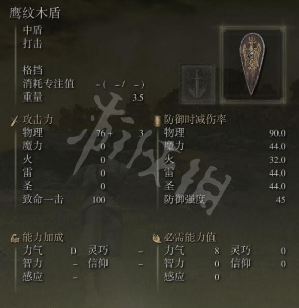 艾尔登法环鹰纹木盾怎么获得？鹰纹木盾获取路线