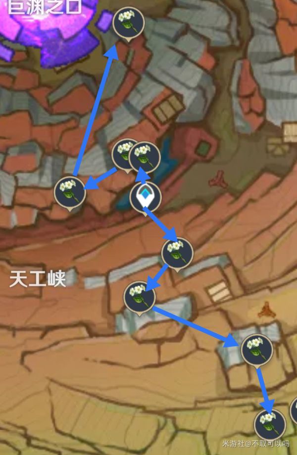 原神2.6版清心采集路线分享