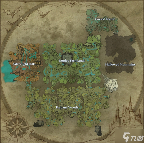 《VRising》各区域完整地图分享
