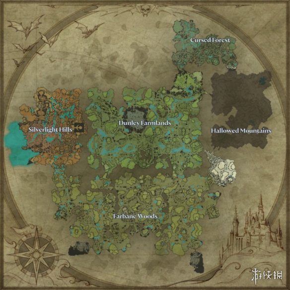 吸血鬼崛起v rising地图多大？vrising完整地图分享