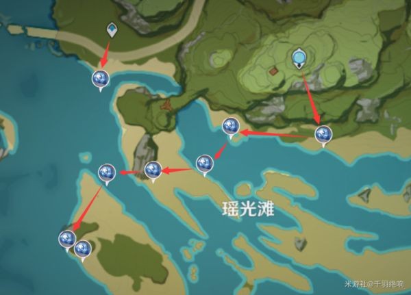 原神星螺刷新点位标注 星螺怎么获得