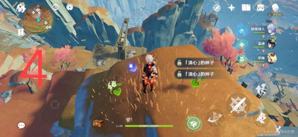 原神层岩巨渊地区清心采集路线