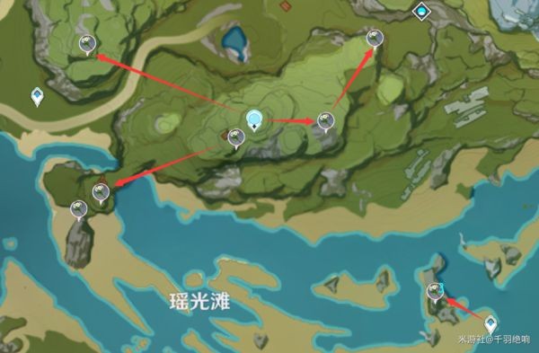 原神2.6版清心快速收集线路