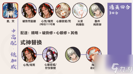 《阴阳师》终焉降临通关阵容搭配推荐