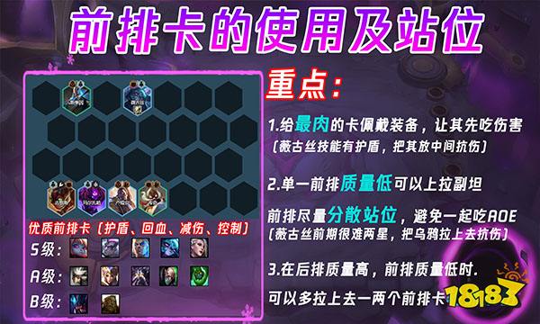 云顶之弈怎么站位 云顶之弈站位技巧分享