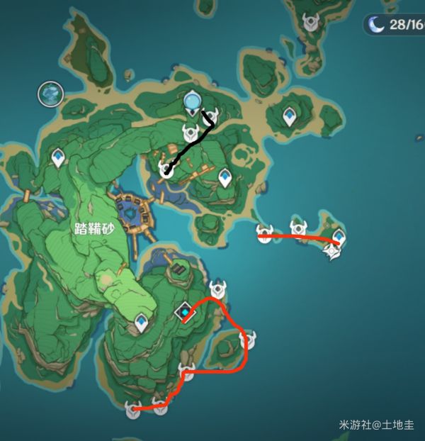 原神2.6版刷刀镡路线分享