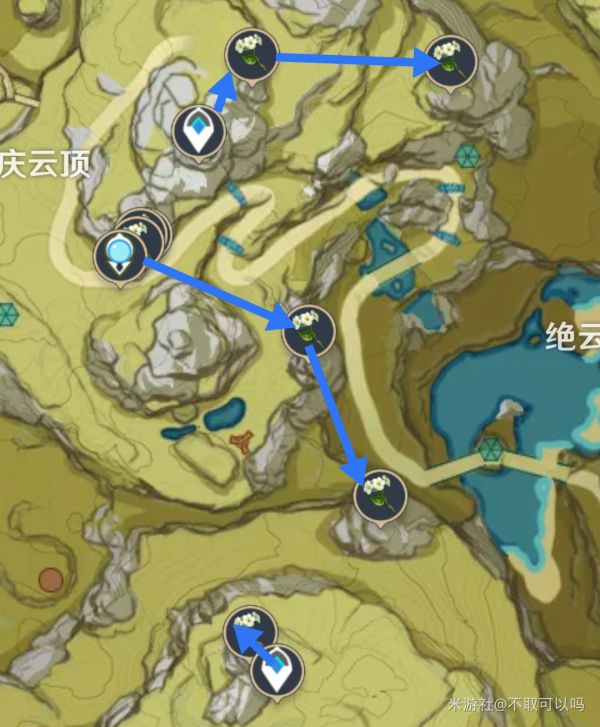 原神2.6版清心采集路线分享