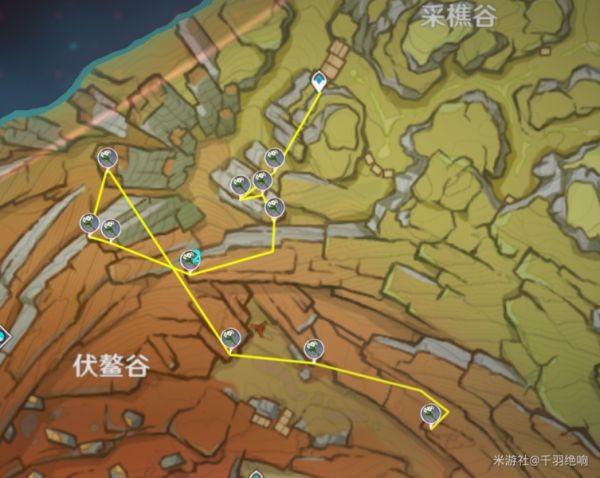 原神2.6版清心快速收集线路