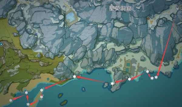 原神2.6版星螺收集路线推荐