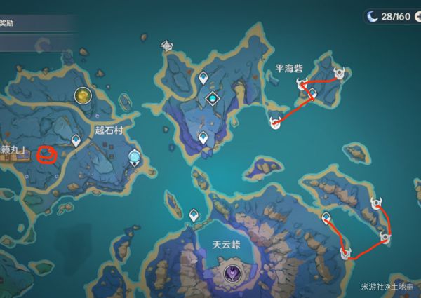 原神2.6版刷刀镡路线分享
