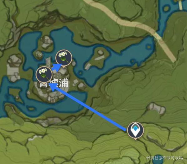 原神2.6版清心采集路线分享