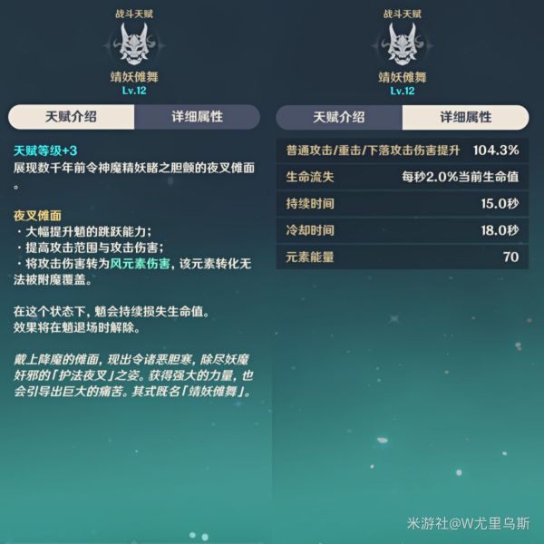 原神魈圣物选择与天赋、命之座介绍