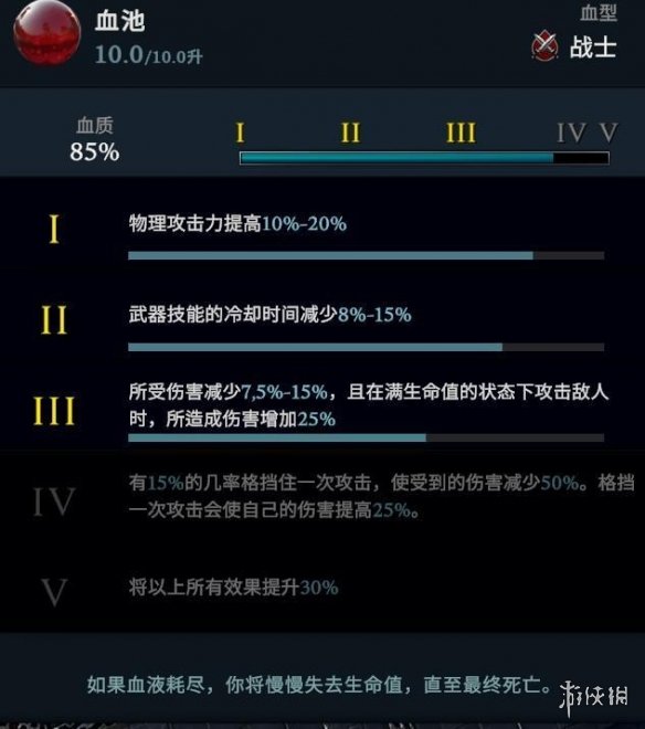 吸血鬼崛起vrising血型有什么用？V Rising血型效果一览