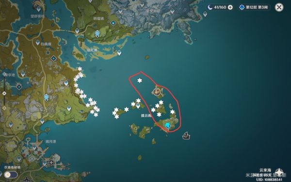 原神星螺快速收集线路分享