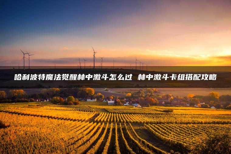 哈利波特魔法觉醒林中激斗怎么过 林中激斗卡组搭配攻略