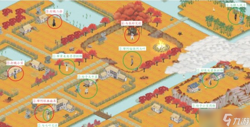 江湖悠悠狐仙庙第二关图文教程 狐仙庙第二关通关图文一览