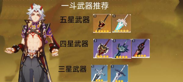 原神2.7版荒泷一斗出装与配队推荐
