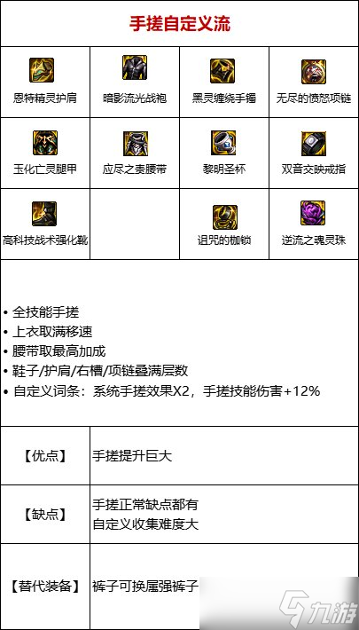 《DNF》105级手搓流装备搭配攻略