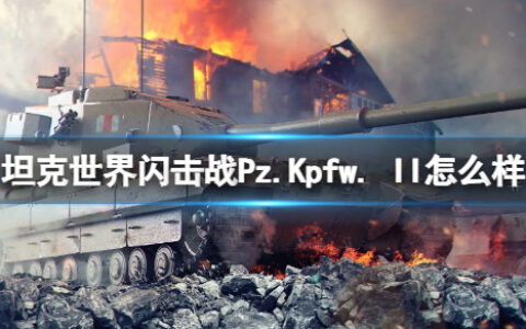 坦克世界闪击战Pz.Kpfw. II怎么样 Pz.Kpfw. II坦克图鉴