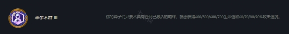 云顶之弈s7卓尔不群怎么玩？s7卓尔不群阵容思路
