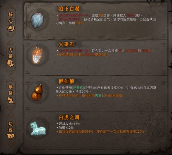 暖雪醉仙各流派build参考 醉仙流怎么玩