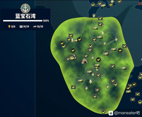 食人鲨全收集地图分享