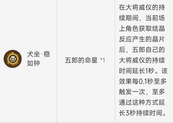 原神2.7版五郎武器、圣遗物选择推荐