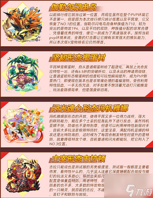口袋妖怪复刻宠物强度排行榜攻略 具体介绍
