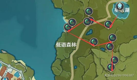 原神蜥蜴尾巴收集线路参考