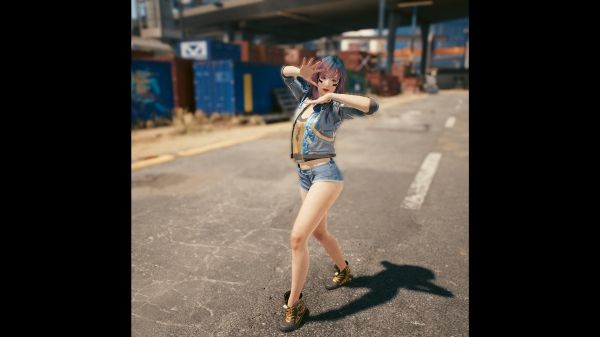 赛博朋克2077短发女角色捏脸数据分享